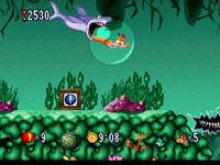 une photo d'Ã©cran de Bubsy Fractured Furry Tails sur Atari Jaguar